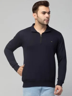 Men Full Sleeve Solid Sweatshirt